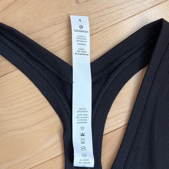 Lululemon black tank top - Picture 2 of 4
